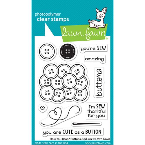 Lawn Fawn - Stamps - How You Bean? Buttons Add-On