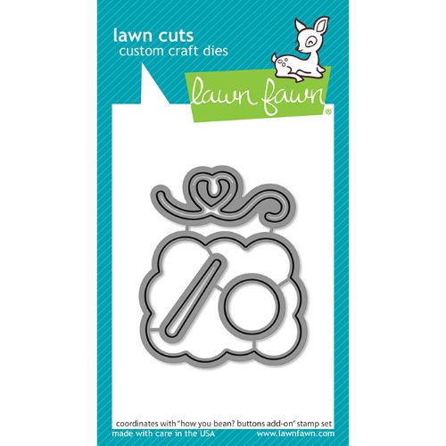 Lawn Fawn - Lawn Cuts - How You Bean? Buttons Add-On Dies