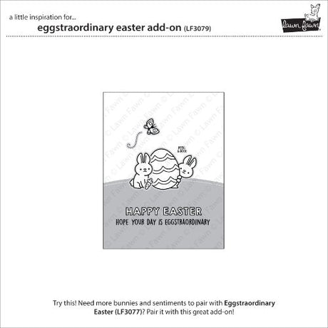 Lawn Fawn - Stamps - Eggstraordinary Easter Add-On