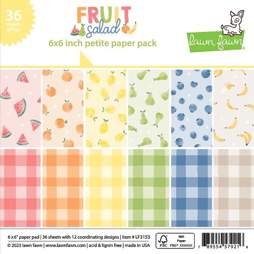 Lawn Fawn - Paper - Fruit Salad - Petite Paper Pack