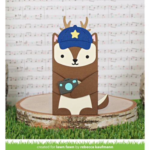 Lawn Fawn - Lawn Cuts - Woodland Critter Huggers Summer Add-On Die