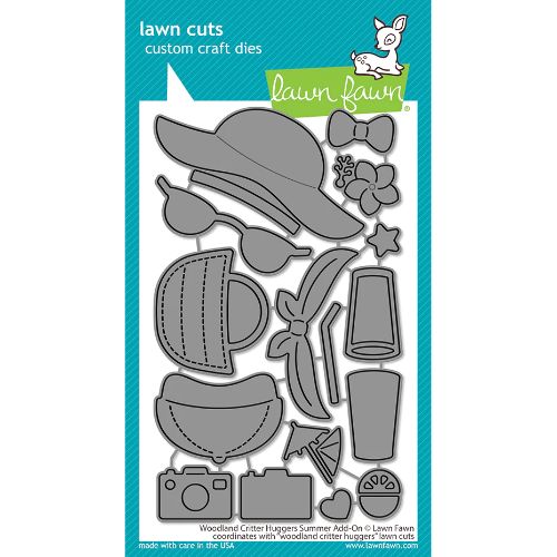 Lawn Fawn - Lawn Cuts - Woodland Critter Huggers Summer Add-On Die