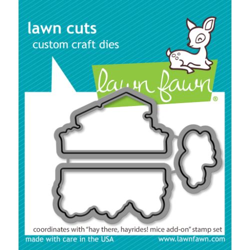 Lawn Fawn - Lawn Cuts - Hay There, Hayrides! Mice Add-on Dies