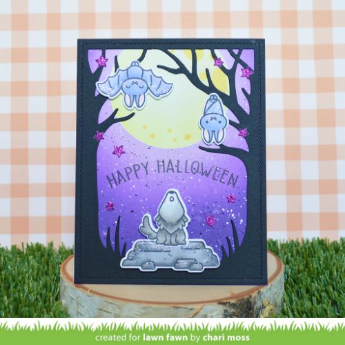 Lawn Fawn - Stamps - Wolf Before 'n Afters
