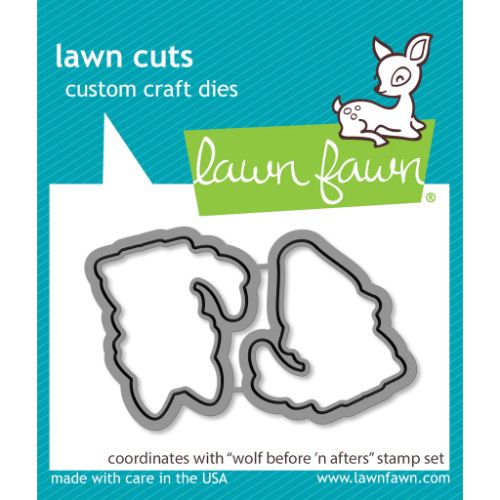 Lawn Fawn - Lawn Cuts - Wolf Before 'n Afters Dies