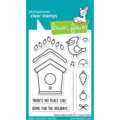 Lawn Fawn - Stamps - Winter Birds Add-On