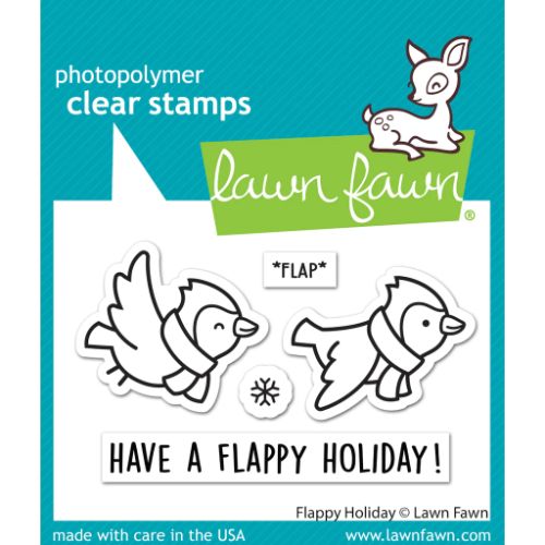 Lawn Fawn - Stamps - Flappy Holiday