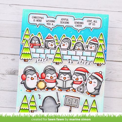 Lawn Fawn - Stamps - Simply Celebrate Winter Critters Add-On