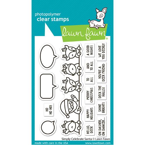 Lawn Fawn - Stamps - Simply Celebrate Santa