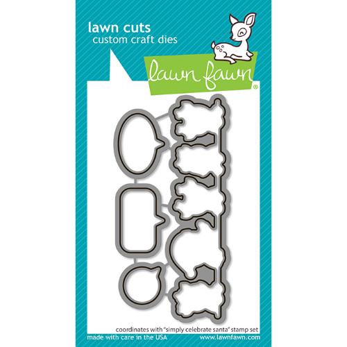 Lawn Fawn - Lawn Cuts - Simply Celebrate Santa Dies