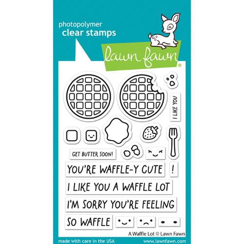 Lawn Fawn - Stamps - A Waffle Lot