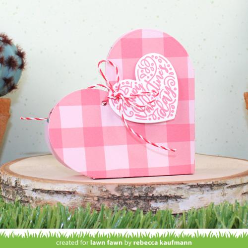 Lawn Cuts - Magic Heart Messages Dies