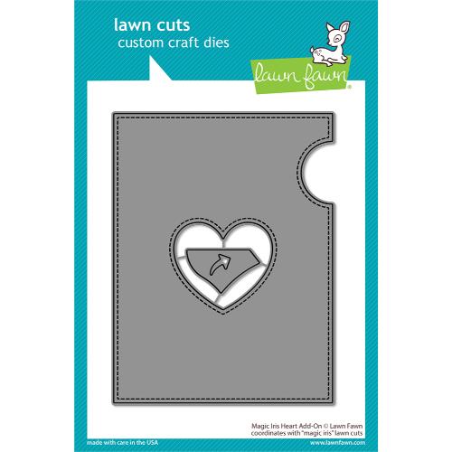 Lawn Cuts - Magic Iris Heart Add-On Dies