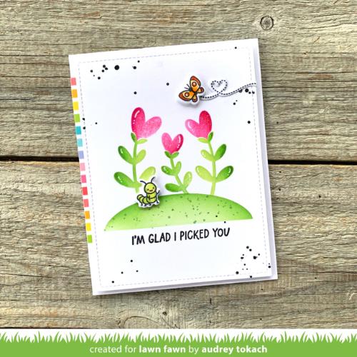 Lawn Clippings - Heart Garden Stencil