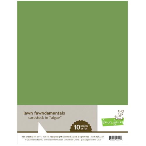 Lawn Fawn - Cardstock - Algae