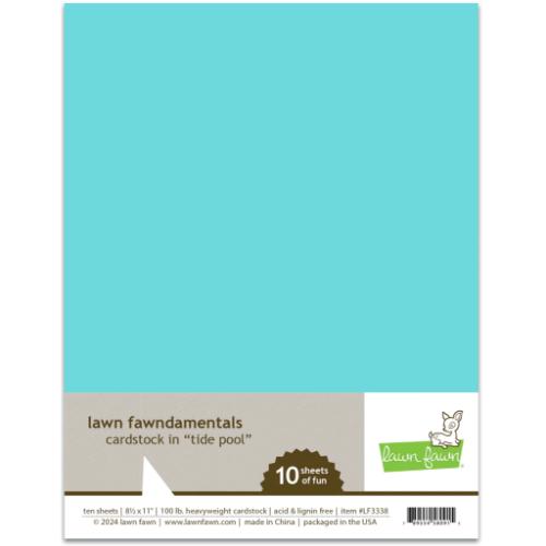 Lawn Fawn - Cardstock - Tide Pool