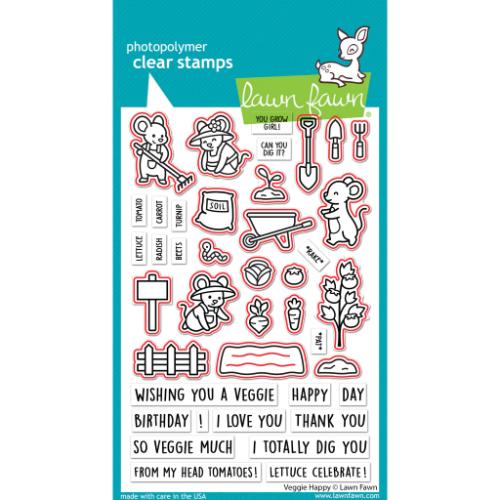 Lawn Fawn - Lawn Cuts - Veggie Happy Dies