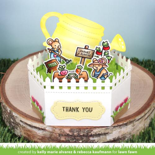 Lawn Fawn - Stamps - Veggie Happy Add-On