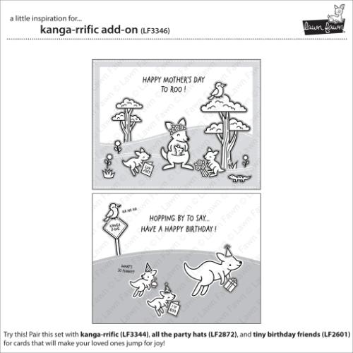Lawn Fawn - Stamps - Kanga-rrific Add-On
