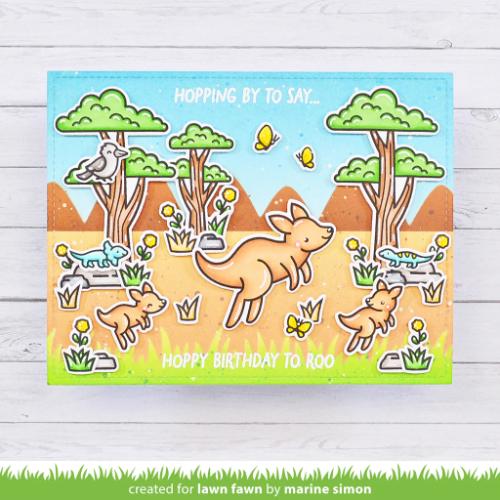 Lawn Fawn - Stamps - Kanga-rrific Add-On