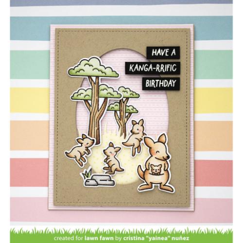 Lawn Fawn - Stamps - Kanga-rrific Add-On