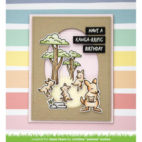 Lawn Fawn - Stamps - Kanga-rrific Add-On