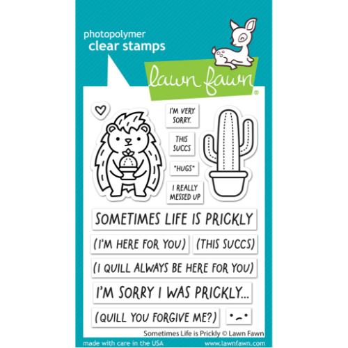 Lawn Fawn - Stamps - Sometimes Life is Prickly