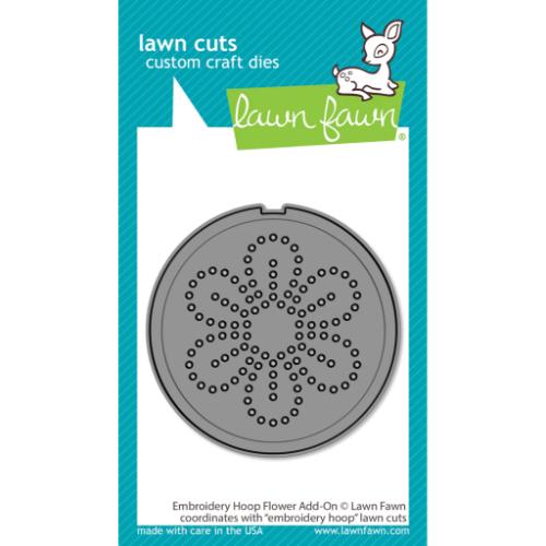 Lawn Fawn - Lawn Cuts - Embroidery Hoop Flower Add-On Die