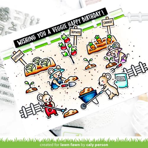 Lawn Fawn - Lawn Cuts - Little Farm Fence Border Die