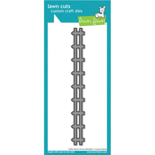 Lawn Fawn - Lawn Cuts - Little Farm Fence Border Die