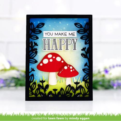 Lawn Fawn - Lawn Cuts - Flower Garden Backdrop Dies