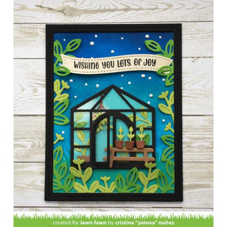 Lawn Fawn - Lawn Cuts - Flower Garden Backdrop Dies
