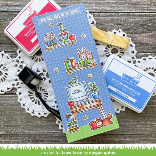 Lawn Fawn - Stamps - Little Woodland Library