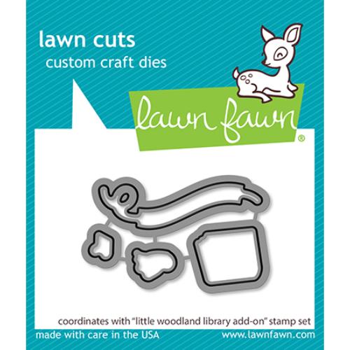 Lawn Fawn - Lawn Cuts - Little Woodland Library Add-On Dies