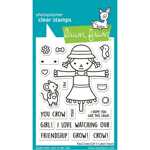 Lawn Fawn - Stamps - You Crow Girl