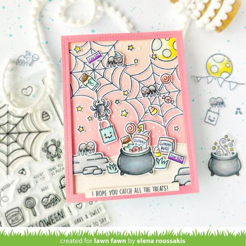 Lawn Fawn - Stamps - Sweet Spiders