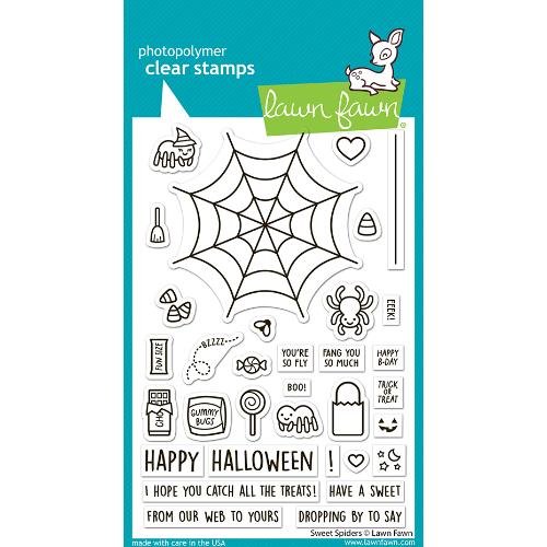 Lawn Fawn - Stamps - Sweet Spiders