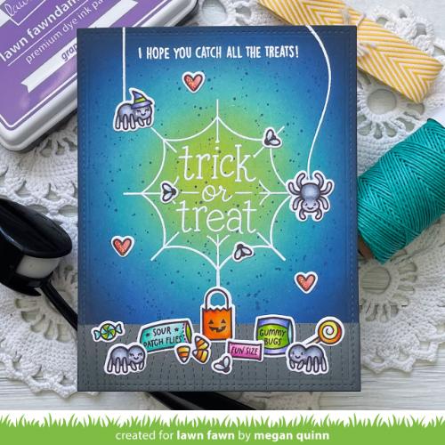 Lawn Fawn - Stamps - Sweet Spiders Add-On