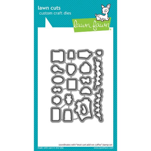 Lawn Fawn - Lawn Cuts - Treat Cart Add-On: Coffee Dies