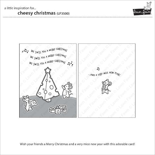Lawn Fawn - Stamps - Cheesy Christmas