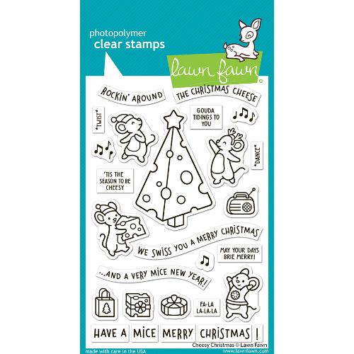 Lawn Fawn - Stamps - Cheesy Christmas