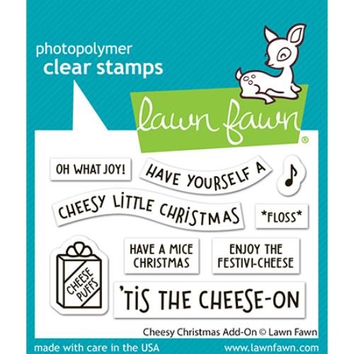 Lawn Fawn - Stamps - Cheesy Christmas Add-On