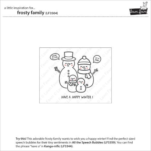 Lawn Fawn - Stamps - Frosty Family