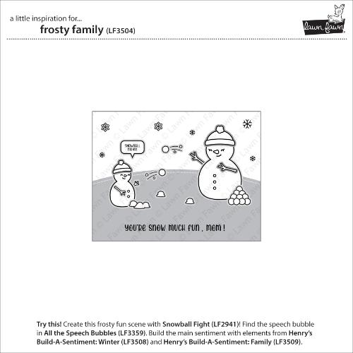 Lawn Fawn - Stamps - Frosty Family