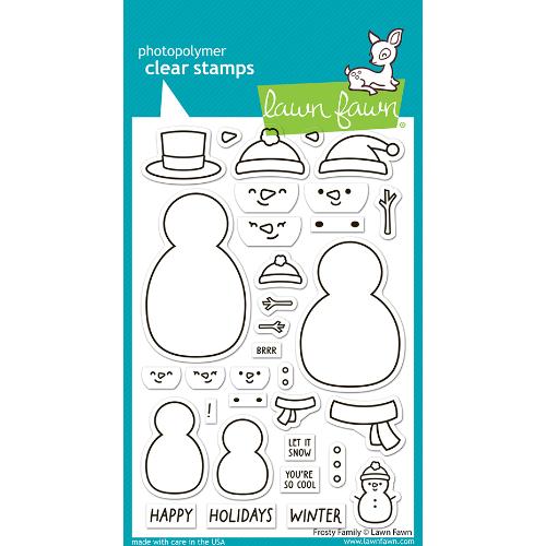 Lawn Fawn - Stamps - Frosty Family
