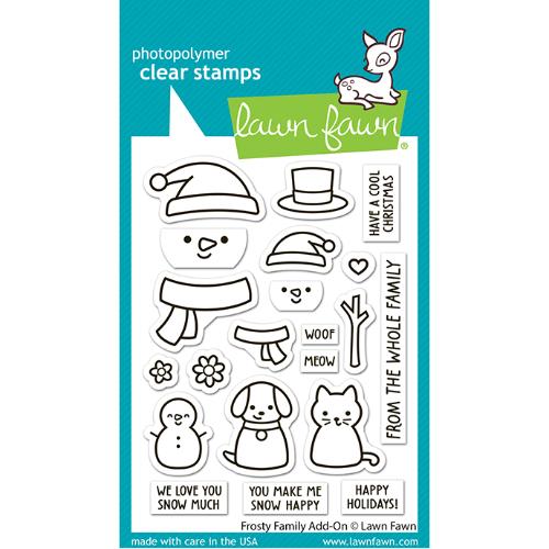 Lawn Fawn - Stamps - Frosty Family Add-On