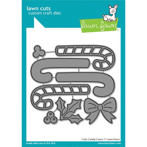 Lawn Fawn - Lawn Cuts - Cute Candy Canes Dies