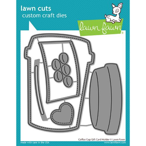 Lawn Fawn - Lawn Cuts - Coffee Cup Gift Card Holder Dies