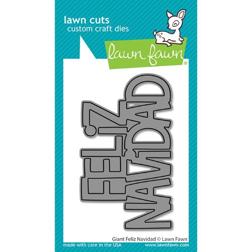 Lawn Fawn - Lawn Cuts - Giant Feliz Navidad Die