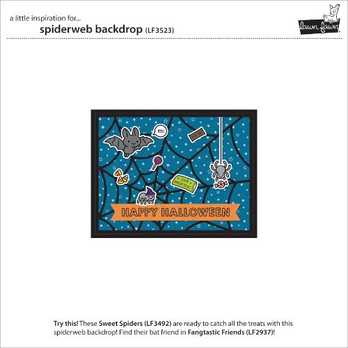 Lawn Fawn - Lawn Cuts - Spiderweb Backdrop Die